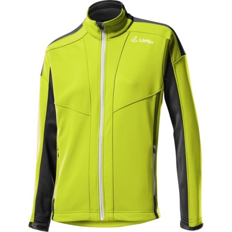 Löffler Herren Warm-UP Jakke WS Softshell Warm Zitrone